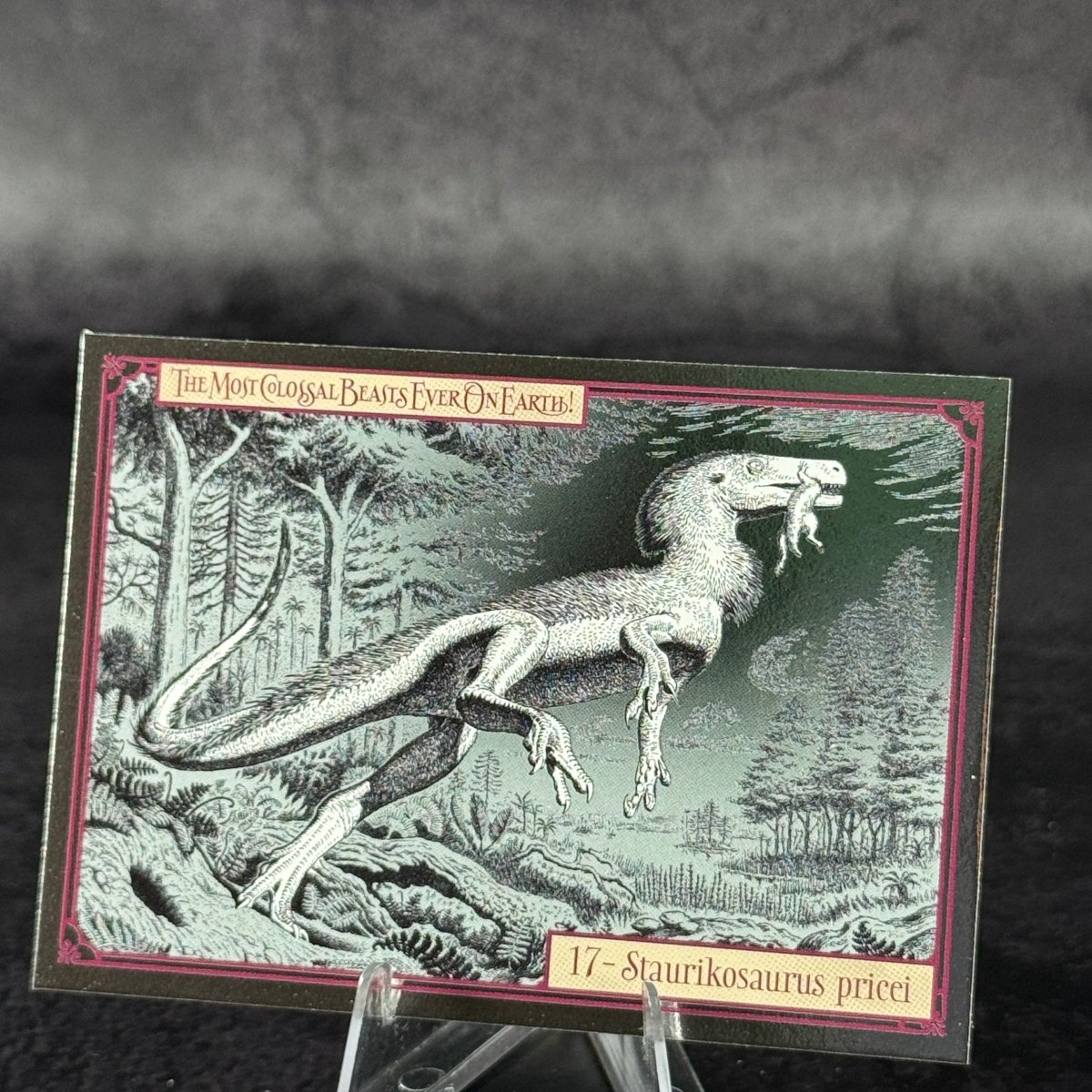 017 | Staurikosaurus pricei by Marzio Mereggla | BraccoTCG