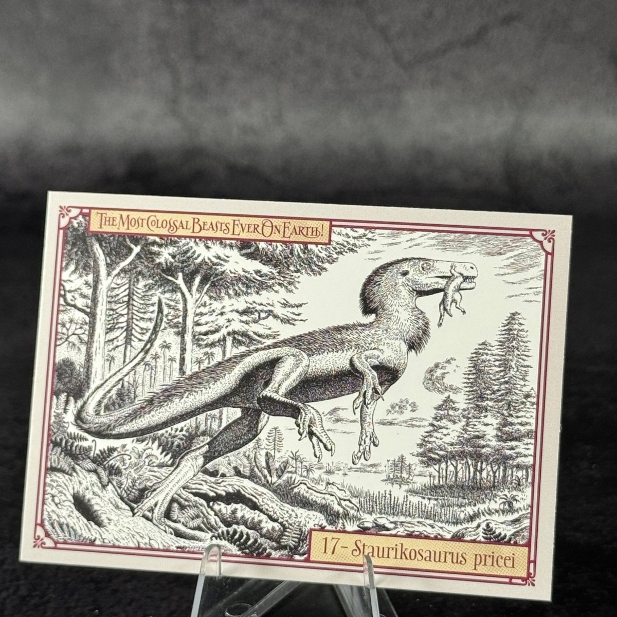 017 | Staurikosaurus pricei by Marzio Mereggla | BraccoTCG