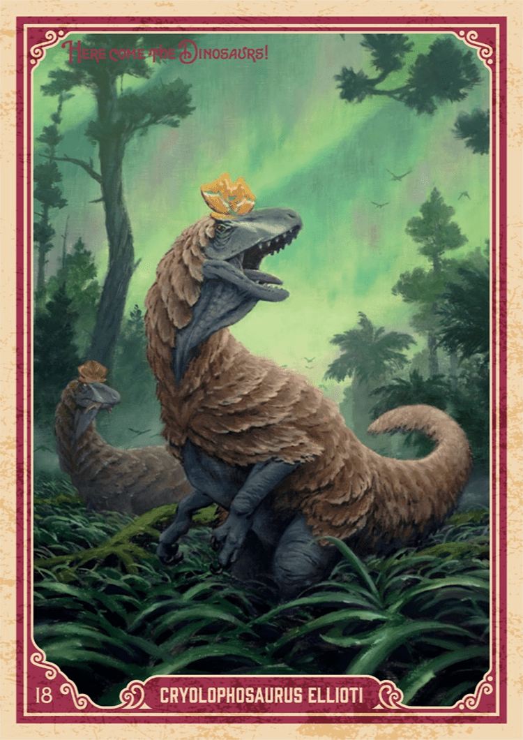 018 | CRYOLOPHOSAURUS ELLIOTI | Release the creatures: Dinosaurs! | BraccoTCG