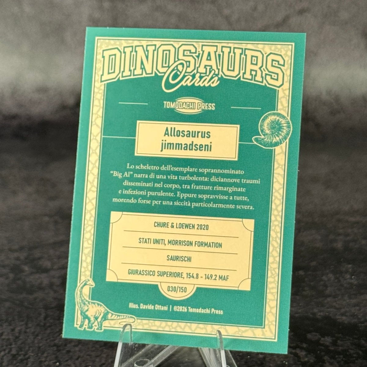 030 | ALLOSAURUS JIMMADSENI by Davide Ottani | BraccoTCG