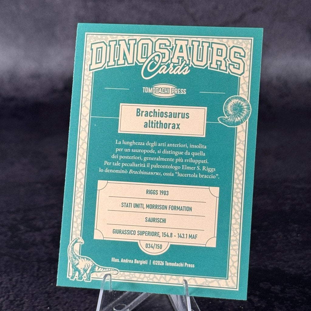 034 | BRACHIOSAURUS ALTITHORAX by Andrea Borgioli | BraccoTCG