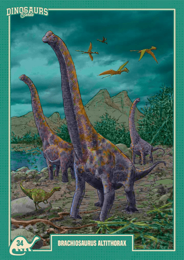 034 | BRACHIOSAURUS ALTITHORAX by Andrea Borgioli | BraccoTCG