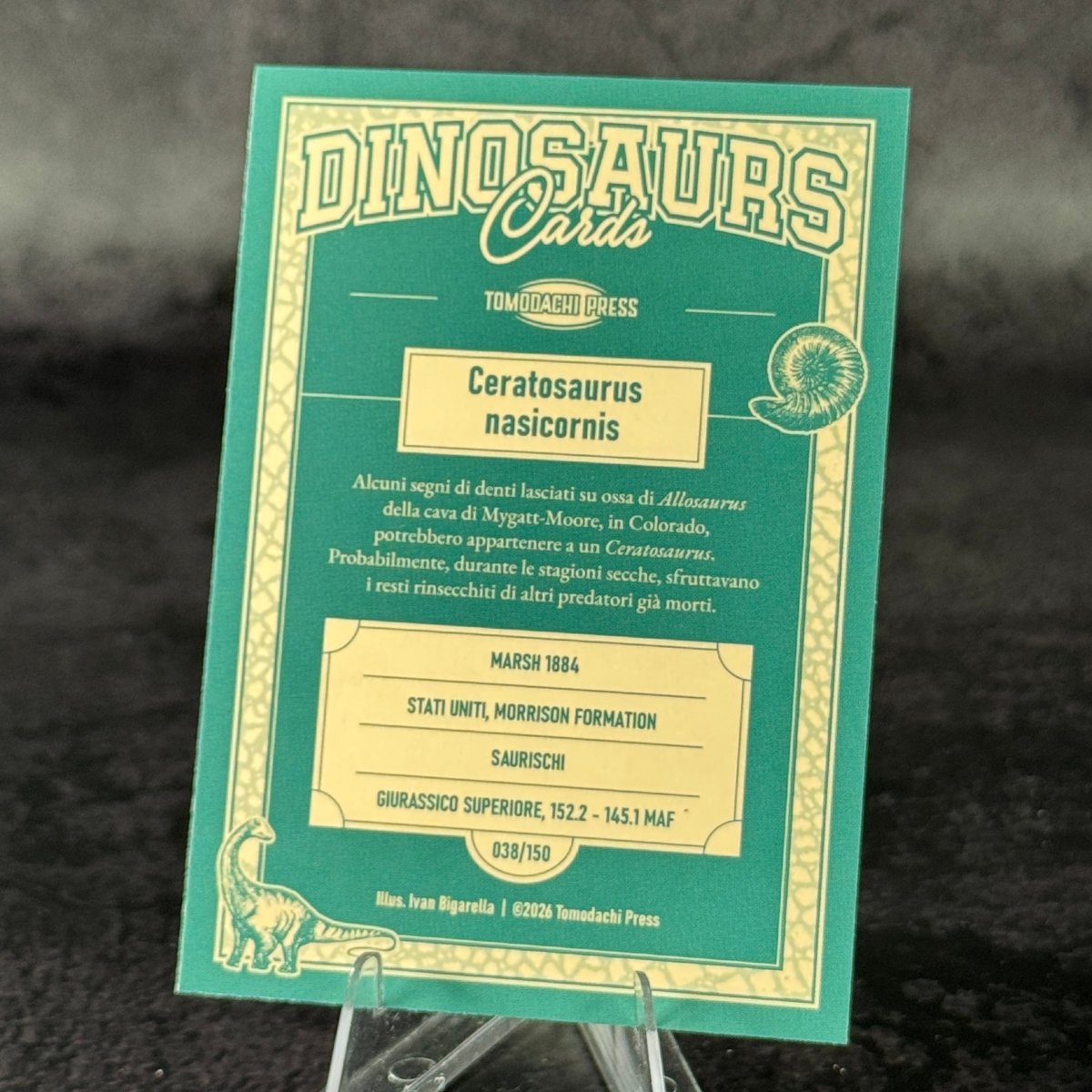 038 | Ceratosaurus nasicornis by Ivan Bigarella | BraccoTCG