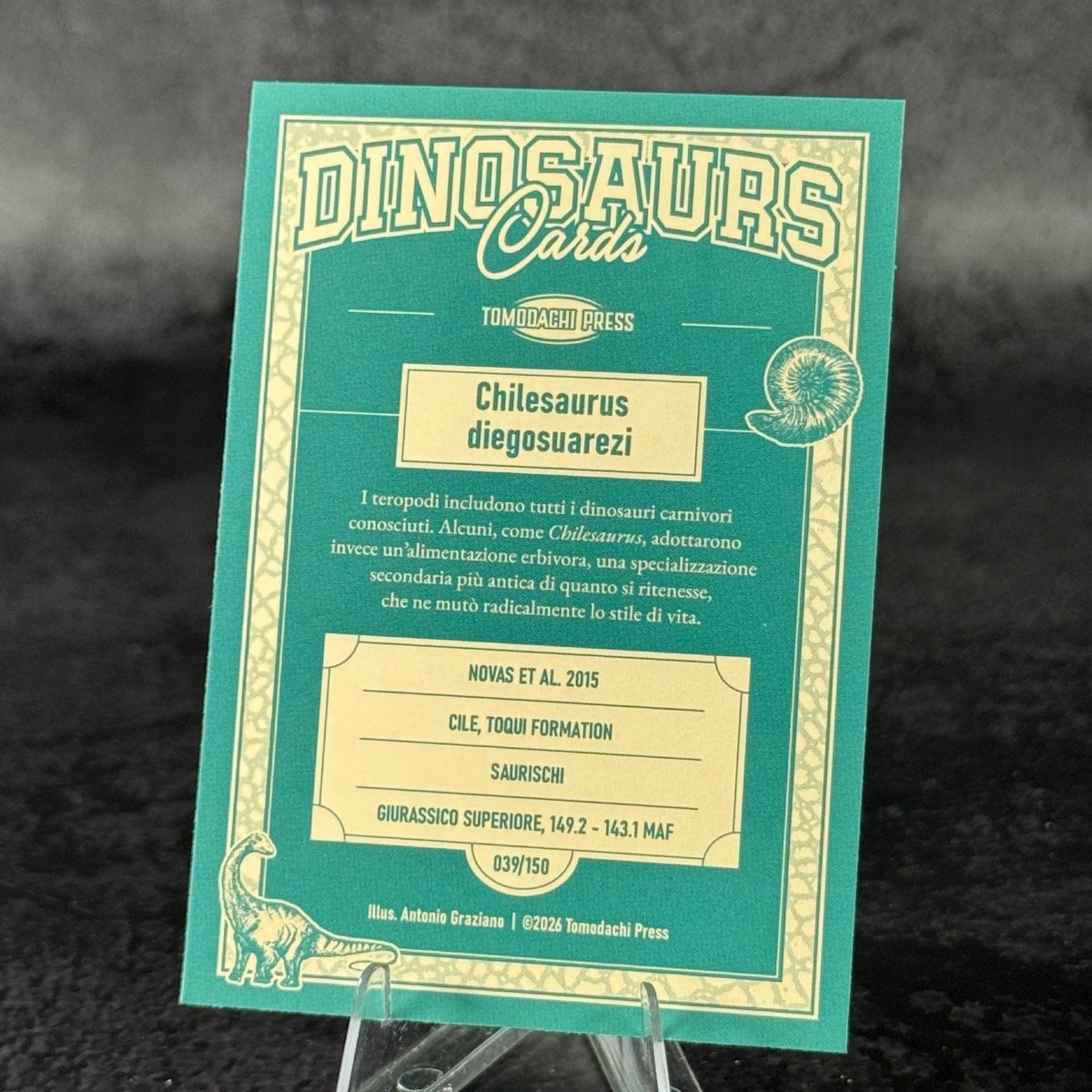 039 | CHILESAURUS DIEGOSUAREZI by Antonio Graziano | BraccoTCG