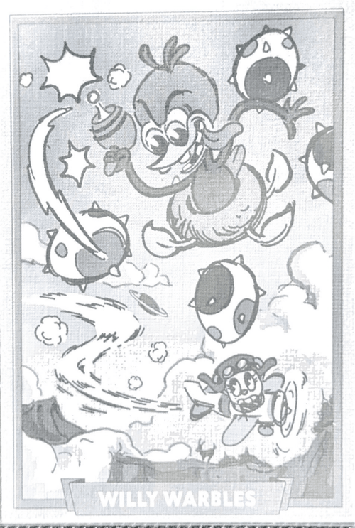 039 - Willy Warbles - Cuphead out of the cards by Dario Moccia | BraccoTCG