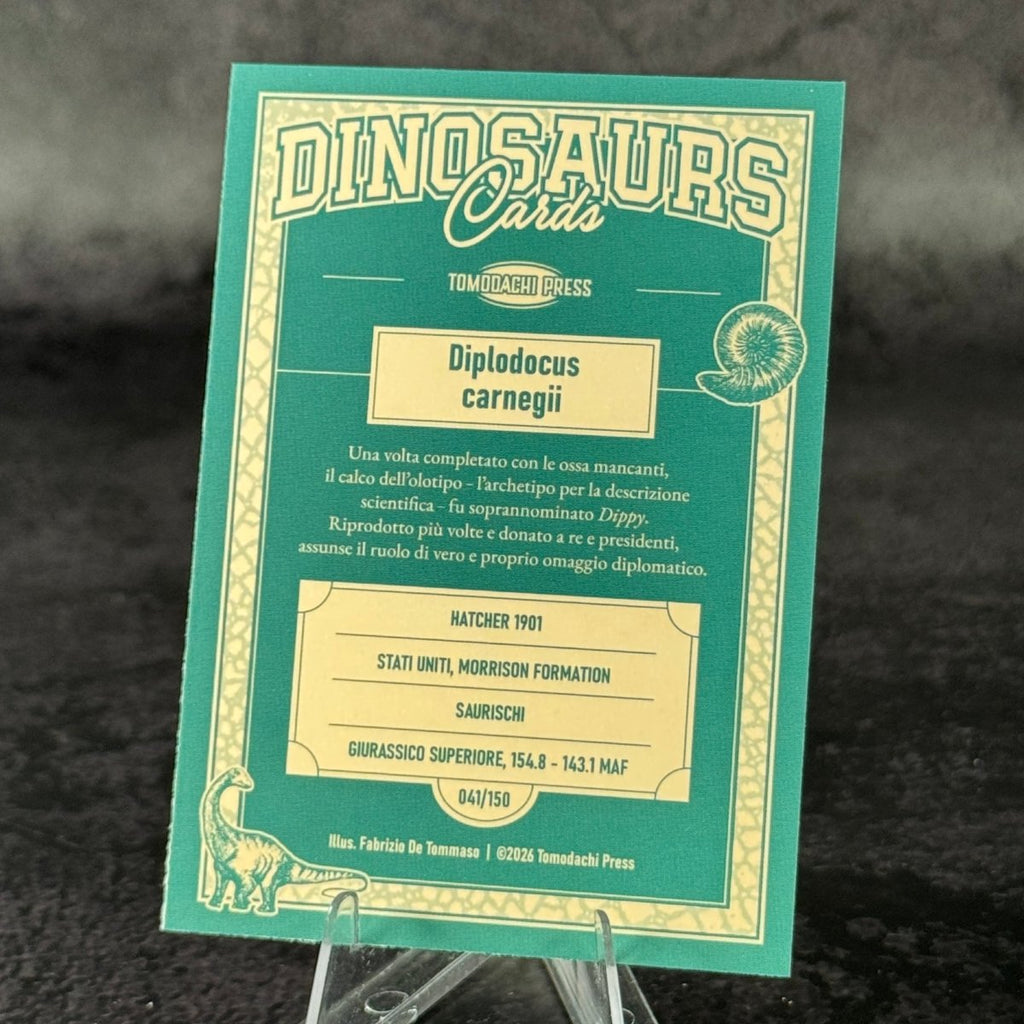 041 | DIPLODOCUS CARNEGII by Fabrizio De Tommaso | BraccoTCG