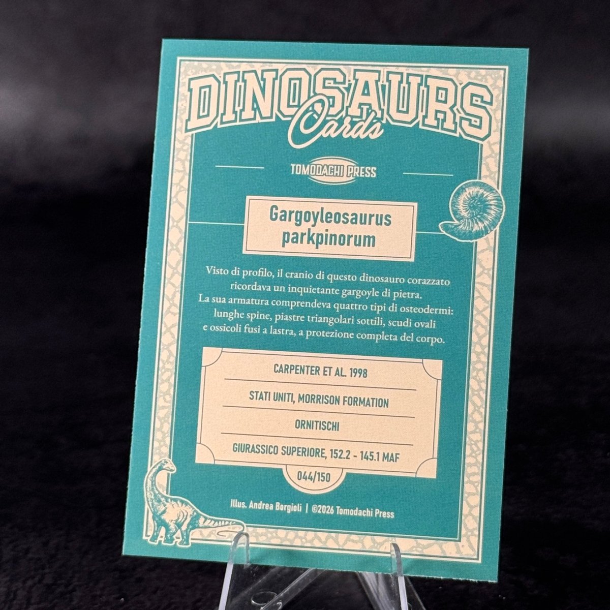 044 | GARGOYLEOSAURUS PARKPINORUM by Andrea Borgioli | BraccoTCG