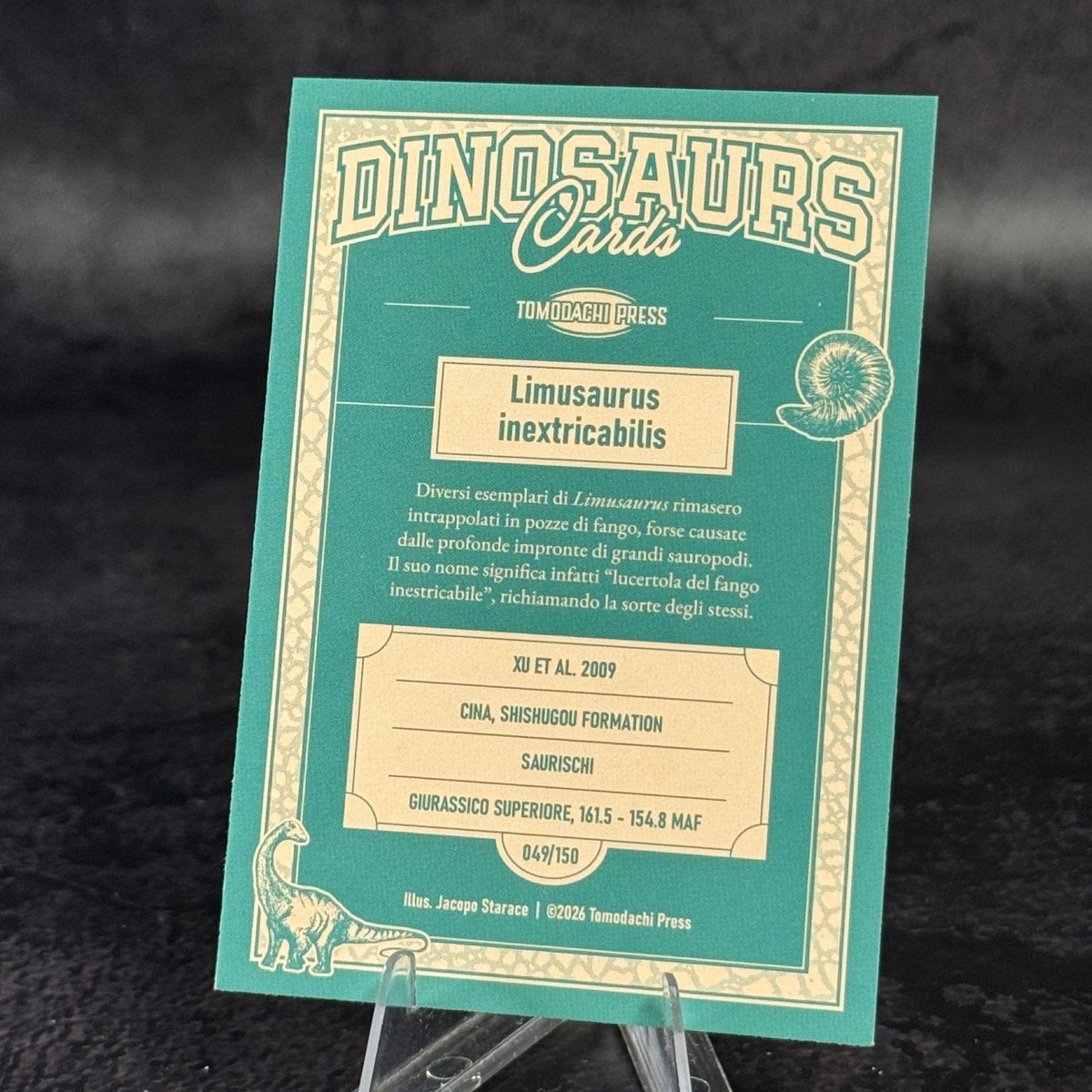 049 | LIMUSAURUS INEXTRICABILIS by Jacopo Starace | BraccoTCG