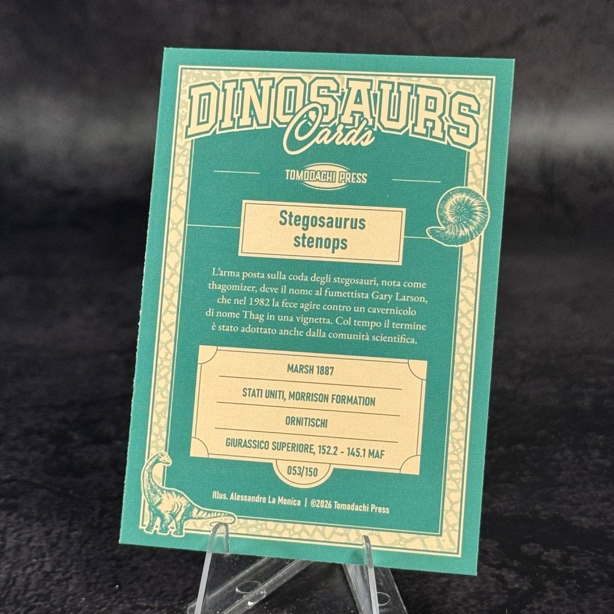 053 | STEGOSAURUS STENOPS by Alessandro La Monica | BraccoTCG