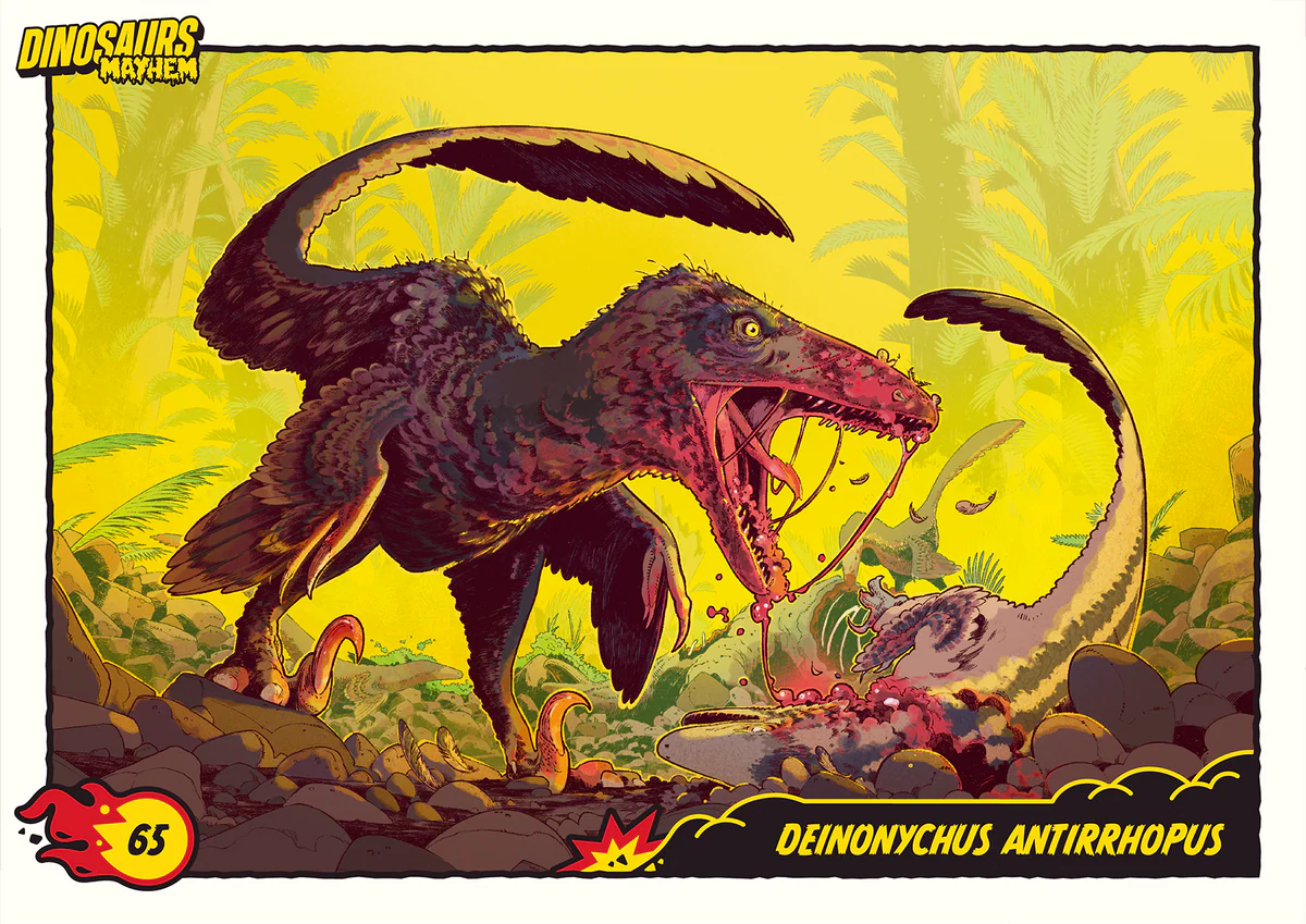 065 | DEINONYCHUS ANTIRRHOPUS by Francesco Mazziotta | BraccoTCG