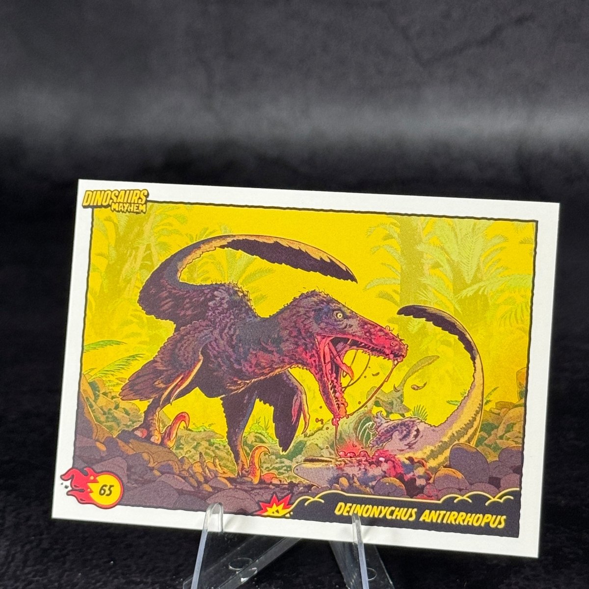 065 | DEINONYCHUS ANTIRRHOPUS by Francesco Mazziotta | BraccoTCG