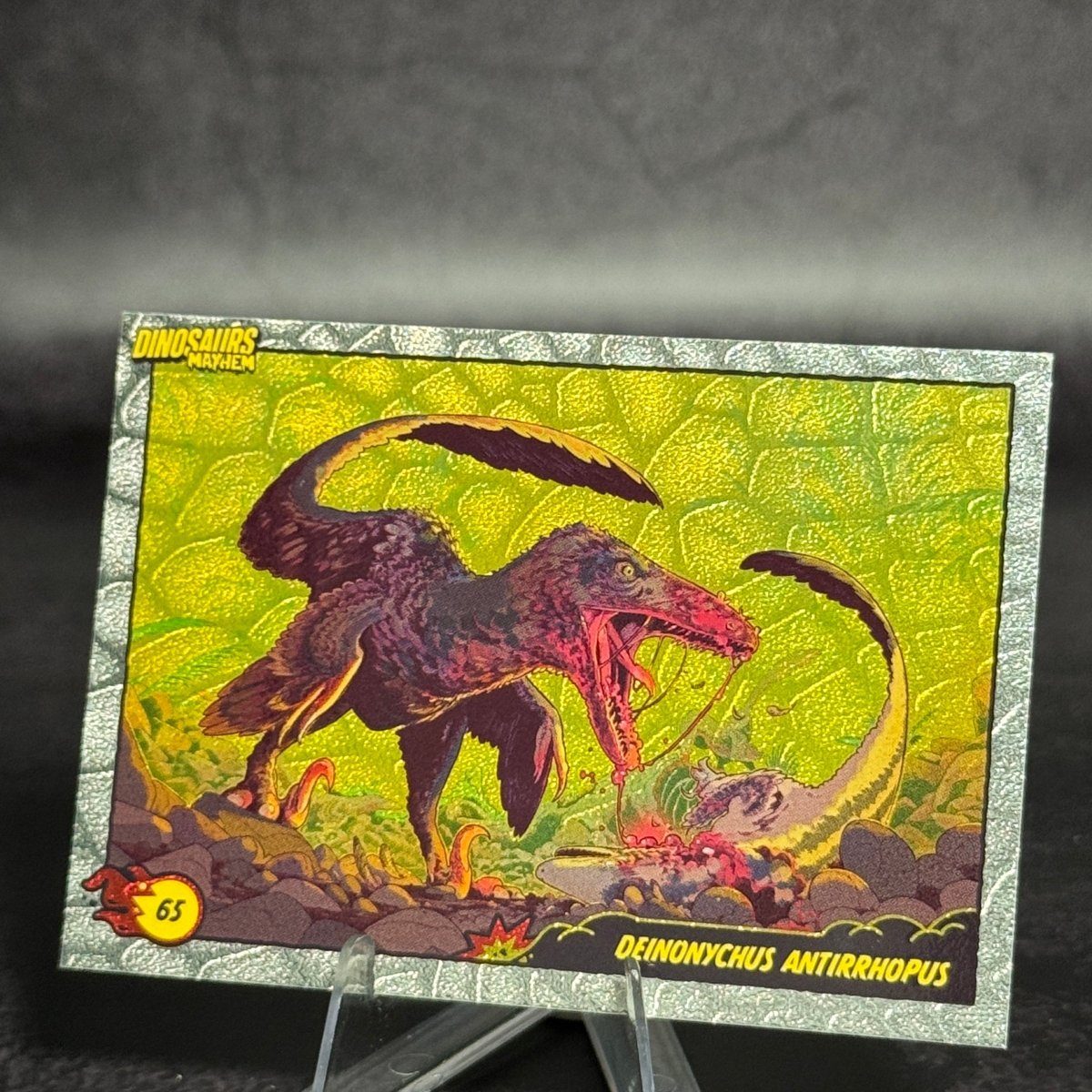 065 | DEINONYCHUS ANTIRRHOPUS by Francesco Mazziotta | BraccoTCG