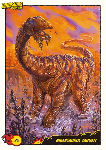075 | NIGERSAURUS TAQUETI by Andrea Milana | BraccoTCG