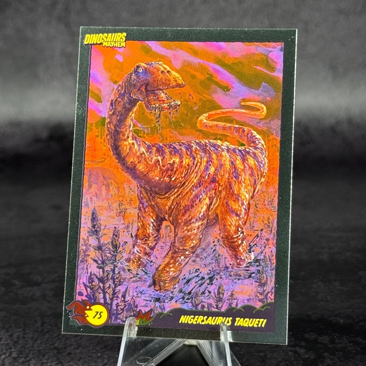 075 | NIGERSAURUS TAQUETI by Andrea Milana | BraccoTCG