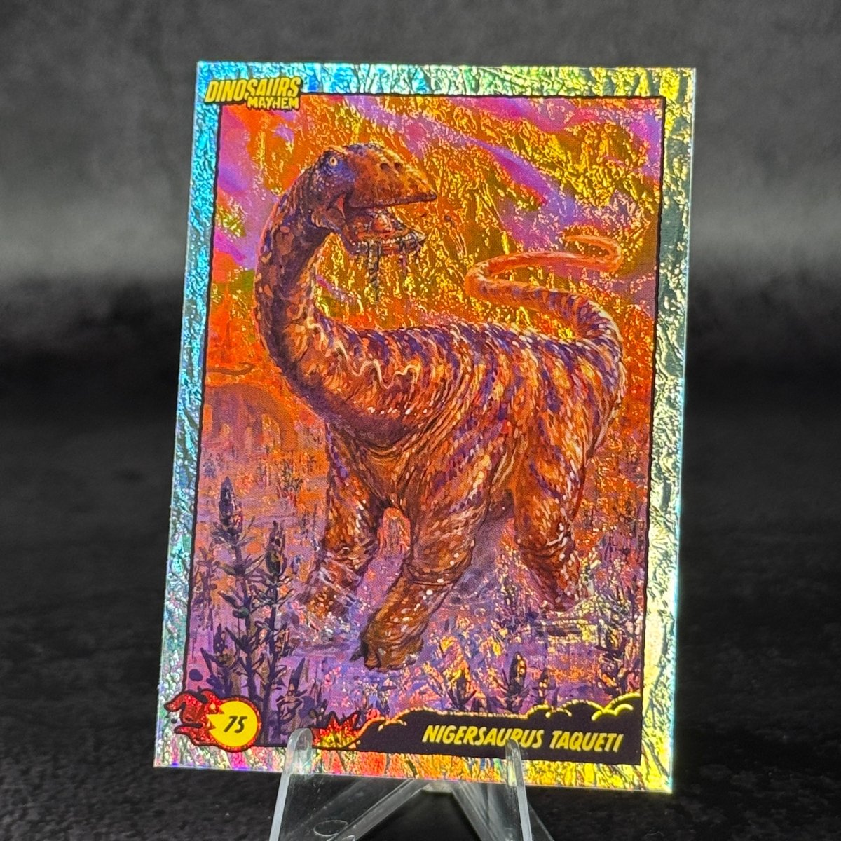 075 | NIGERSAURUS TAQUETI by Andrea Milana | BraccoTCG
