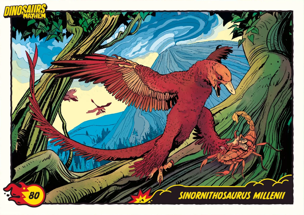 080 | SINORNITHOSAURUS MILLENII by Valentina Napolitano | BraccoTCG