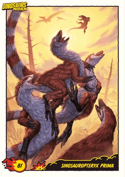 081 | SINOSAUROPTERYX PRIMA by Federico Bertozzi | BraccoTCG