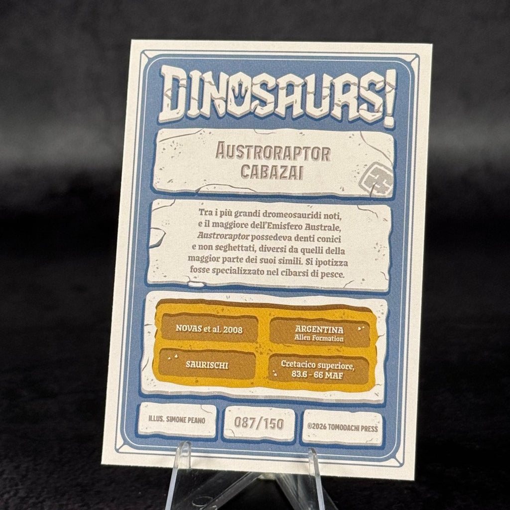 087 | AUSTRORAPTOR CABAZAI by Simone Peano | BraccoTCG