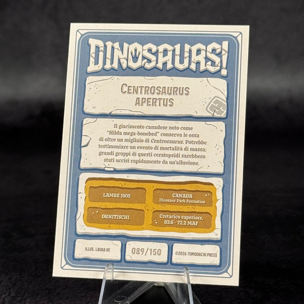 089 | CENTROSAURUS APERTUS by Laura Re | BraccoTCG