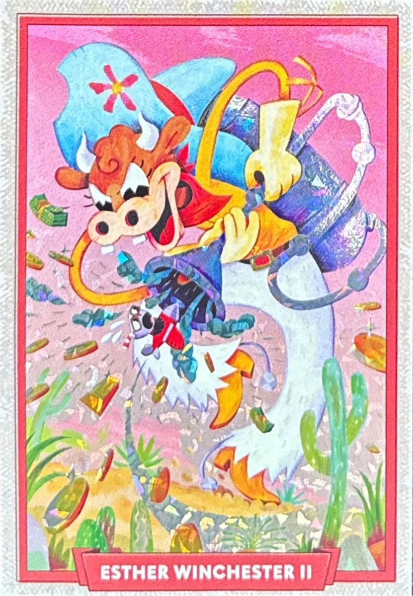 90 - Esther Winchester II - Cuphead out of the cards by Dario Moccia | BraccoTCG