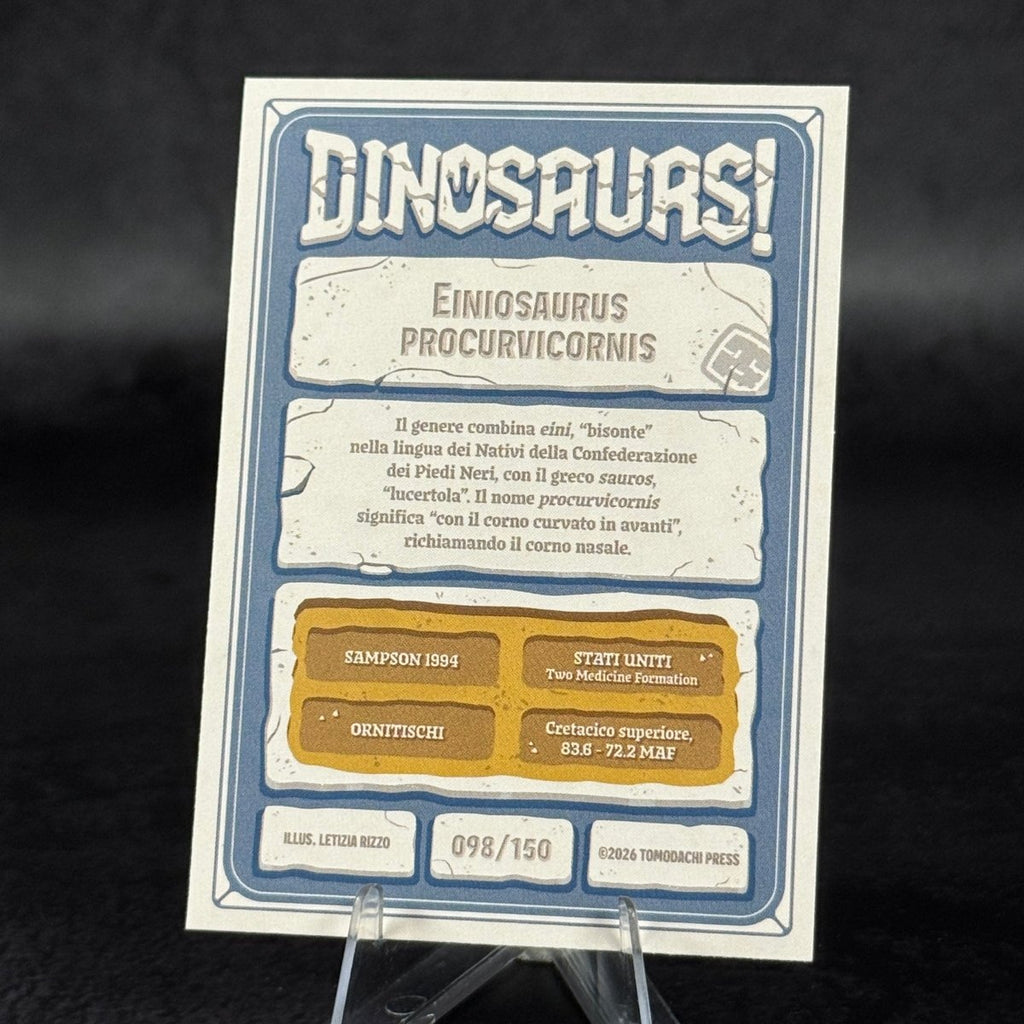 098 | EINIOSAURUS PROCURVICORNIS by Letizia Rizzo | BraccoTCG