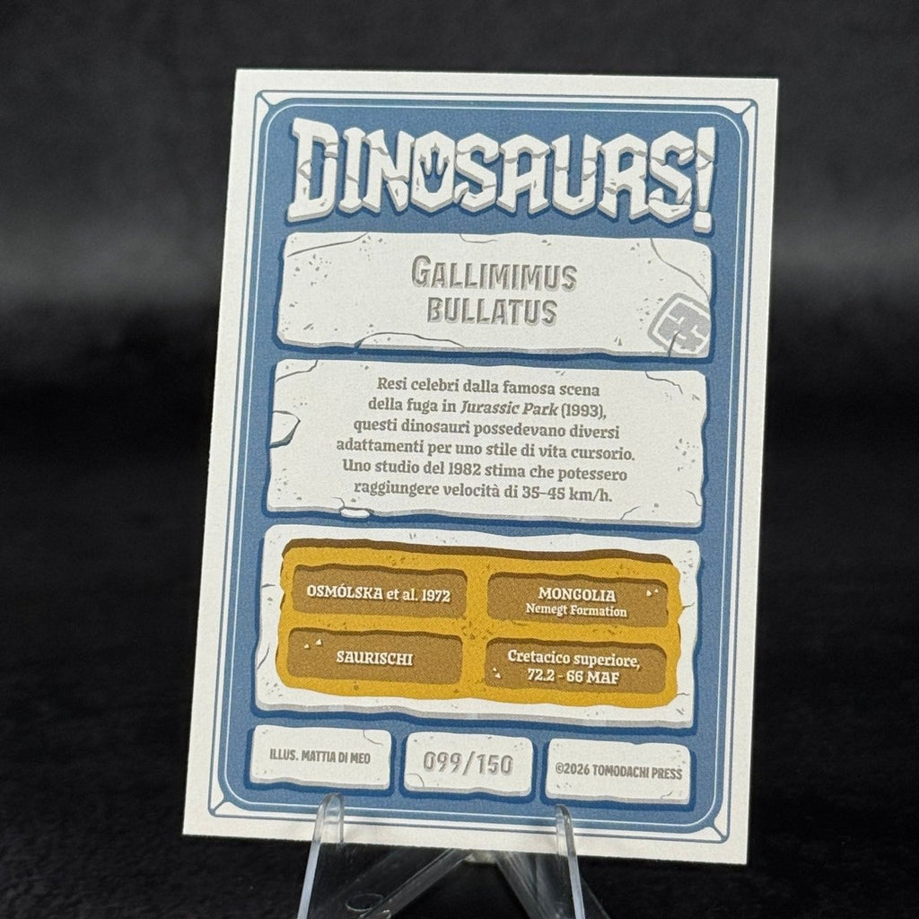 099 | GALLIMIMUS BULLATUS by Mattia Di Meo | BraccoTCG