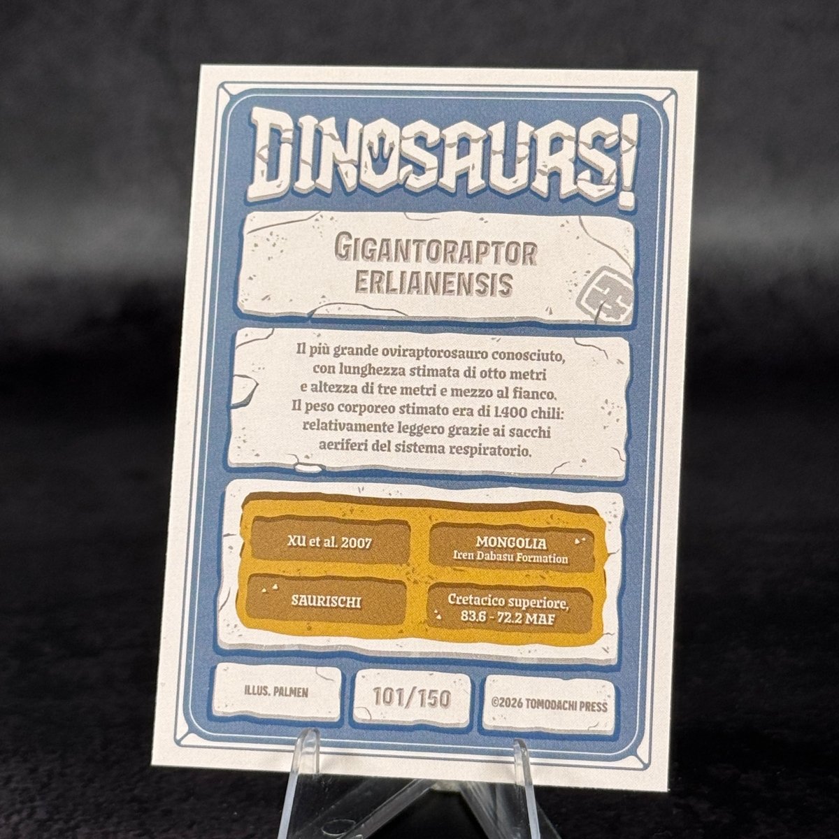 101 | GIGANTORAPTOR ERLIANENSIS by Palmen | BraccoTCG