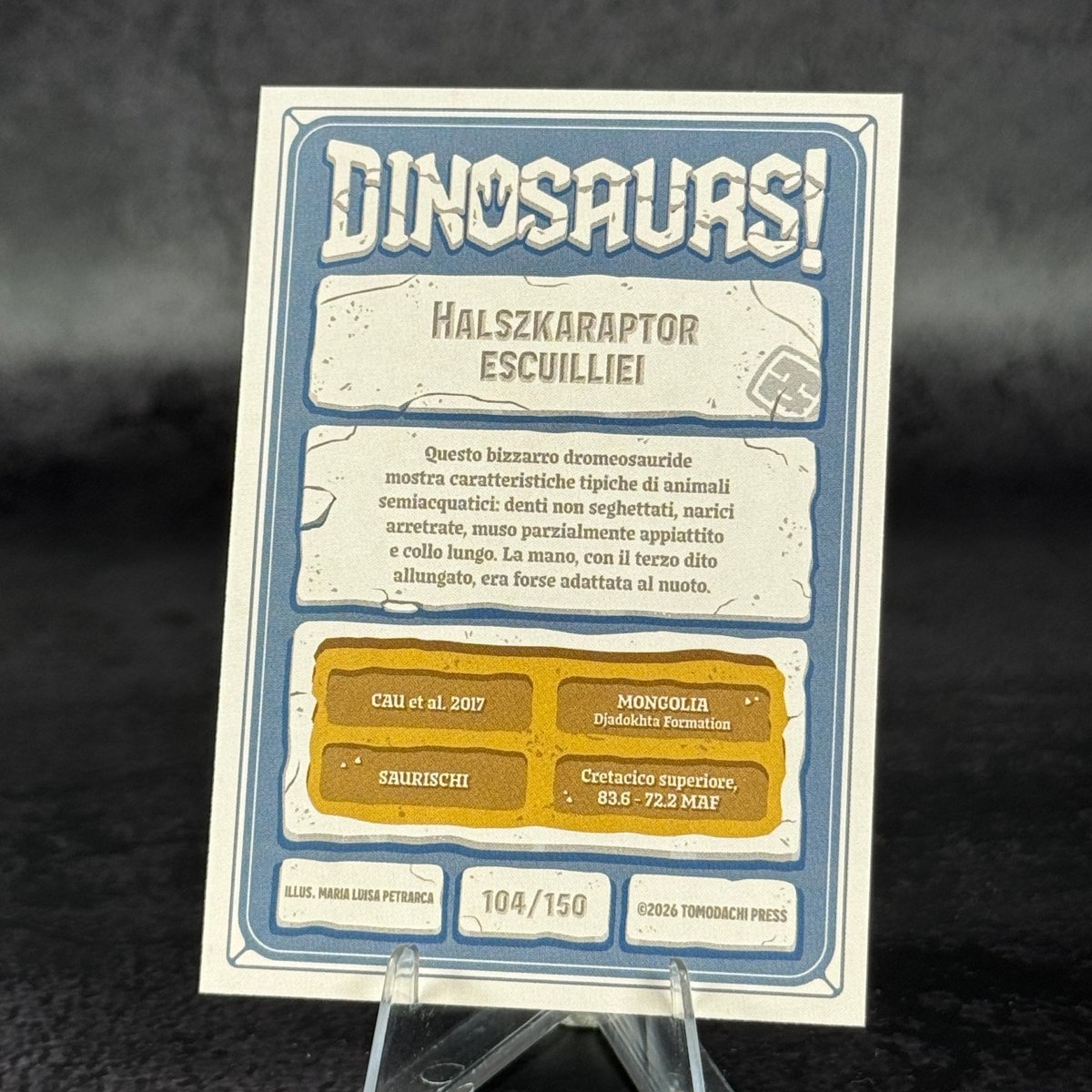 104 | HALSZKARAPTOR ESCUILLIEI by Maria Luisa Petrarca | BraccoTCG