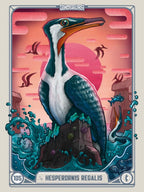 105 | HESPERORNIS REGALIS | Release the creatures: Dinosaurs! | BraccoTCG