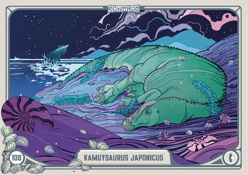 108 | KAMUYSAURUS JAPONICUS by Valentina Napolitano | BraccoTCG
