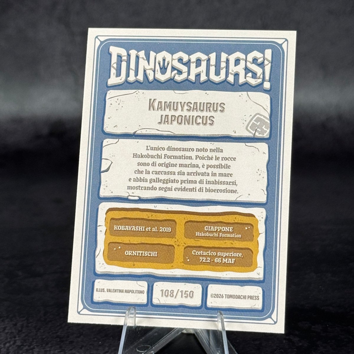 108 | KAMUYSAURUS JAPONICUS by Valentina Napolitano | BraccoTCG