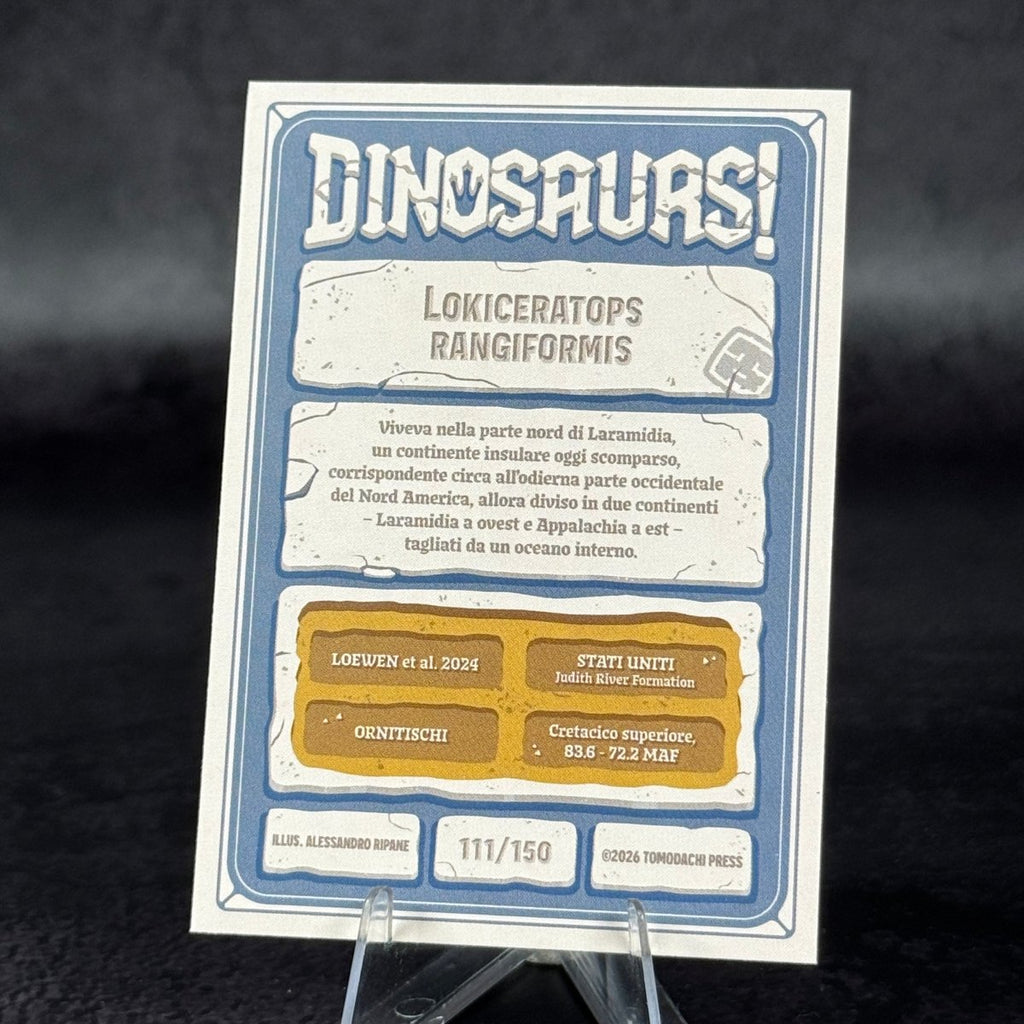 111 | LOKICERATOPS RANGIFORMIS by Alessandro Ripane | BraccoTCG