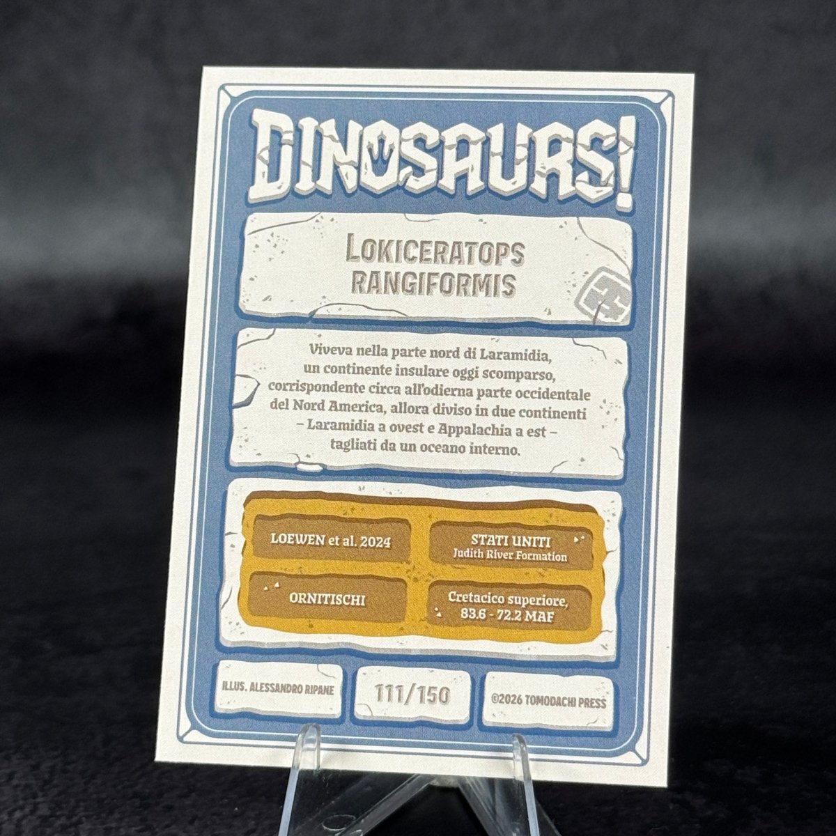 111 | LOKICERATOPS RANGIFORMIS by Alessandro Ripane | BraccoTCG