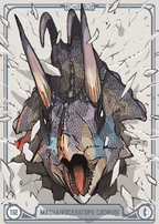 112 | MACHAIROCERATOPS CRONUSI by Luca Negri | BraccoTCG