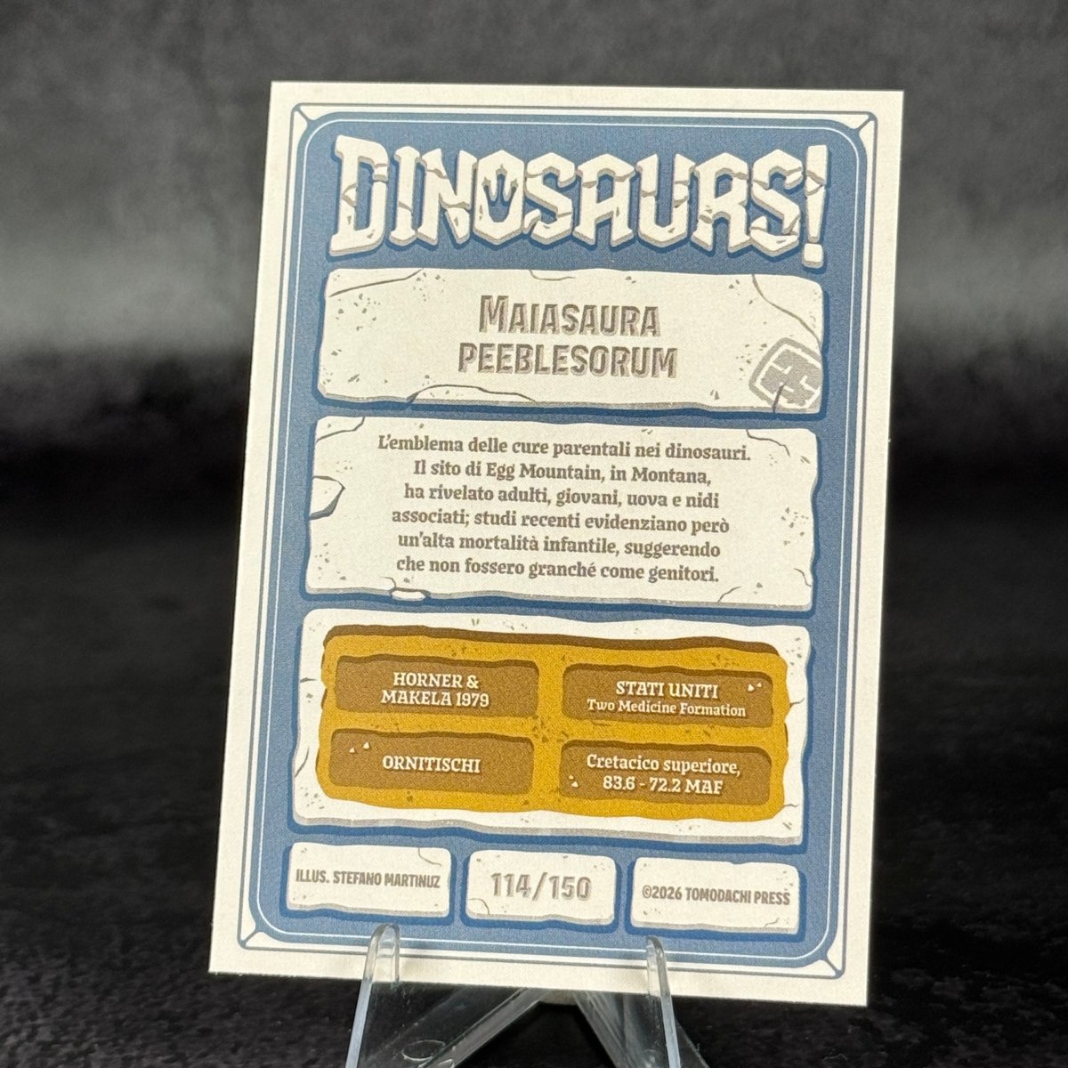 114 | MAIASAURA PEEBLESORUM by Stefano Martinuz | BraccoTCG
