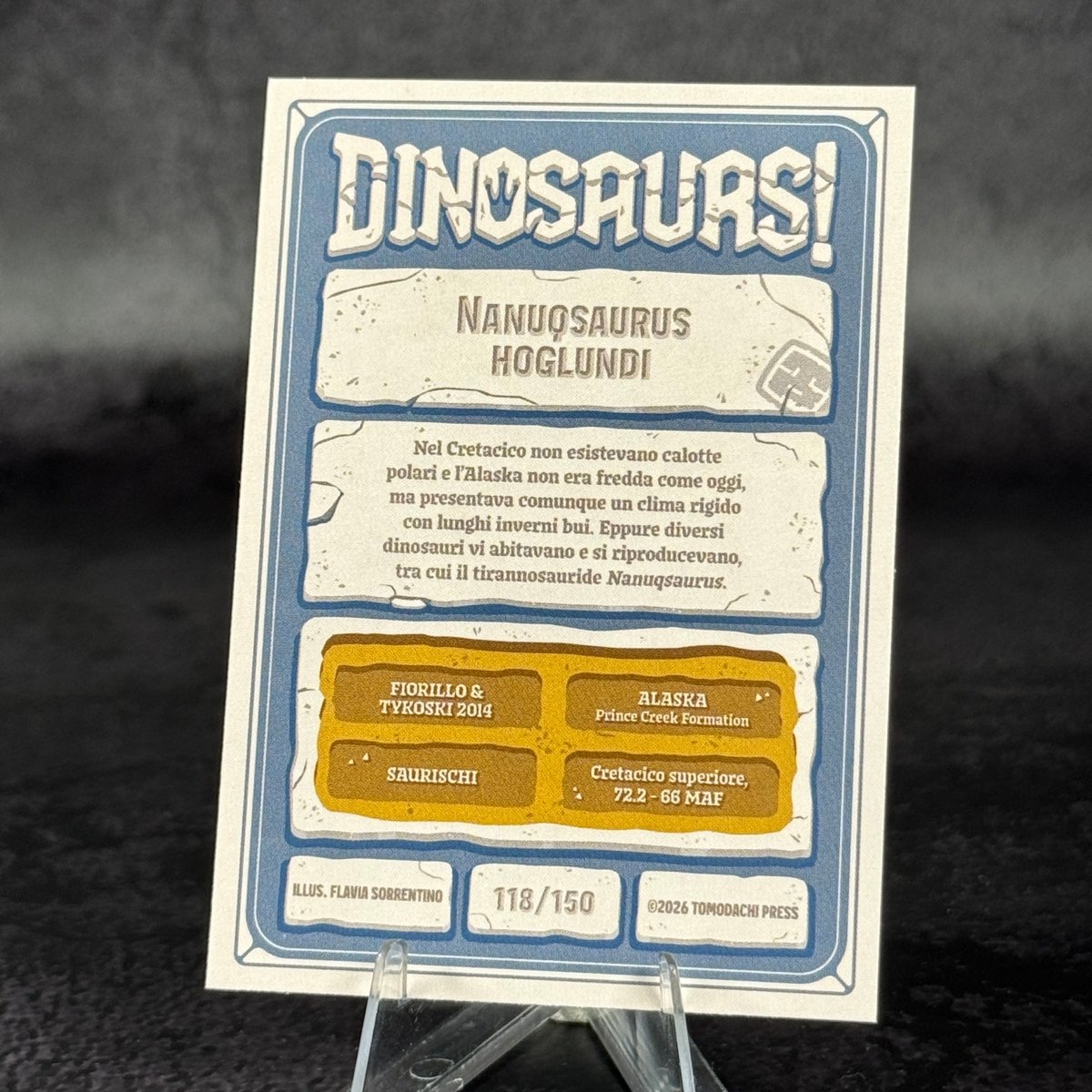 118 | NANUQSAURUS HOGLUNDI by Flavia Sorrentino | BraccoTCG
