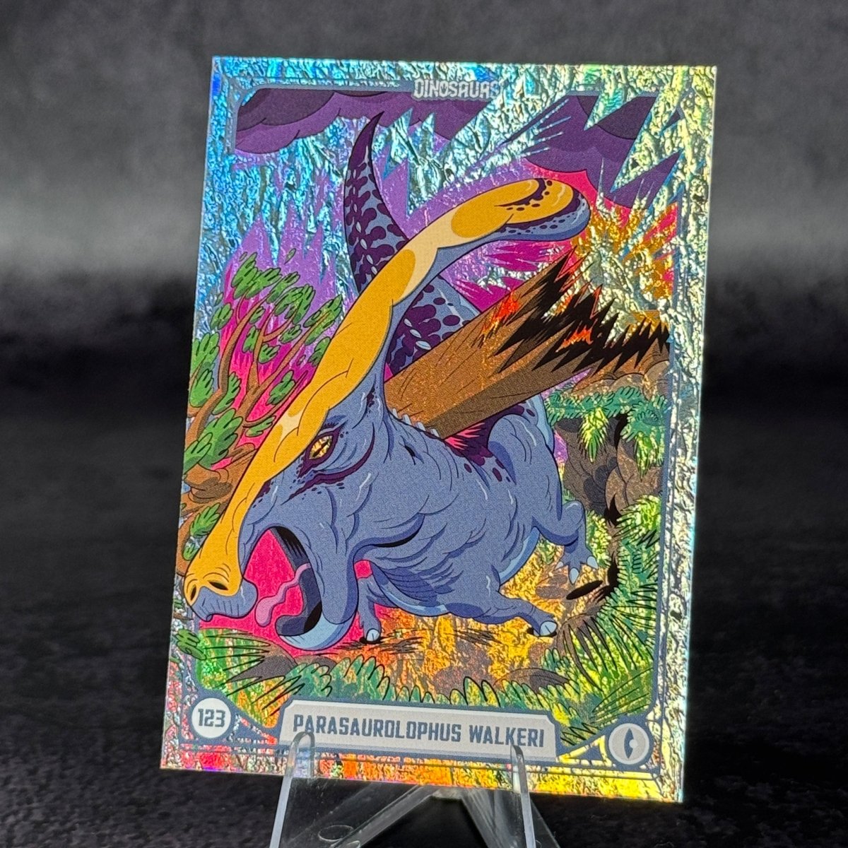 123 | PARASAUROLOPHUS WALKERI by Francesco Guarnaccia | BraccoTCG