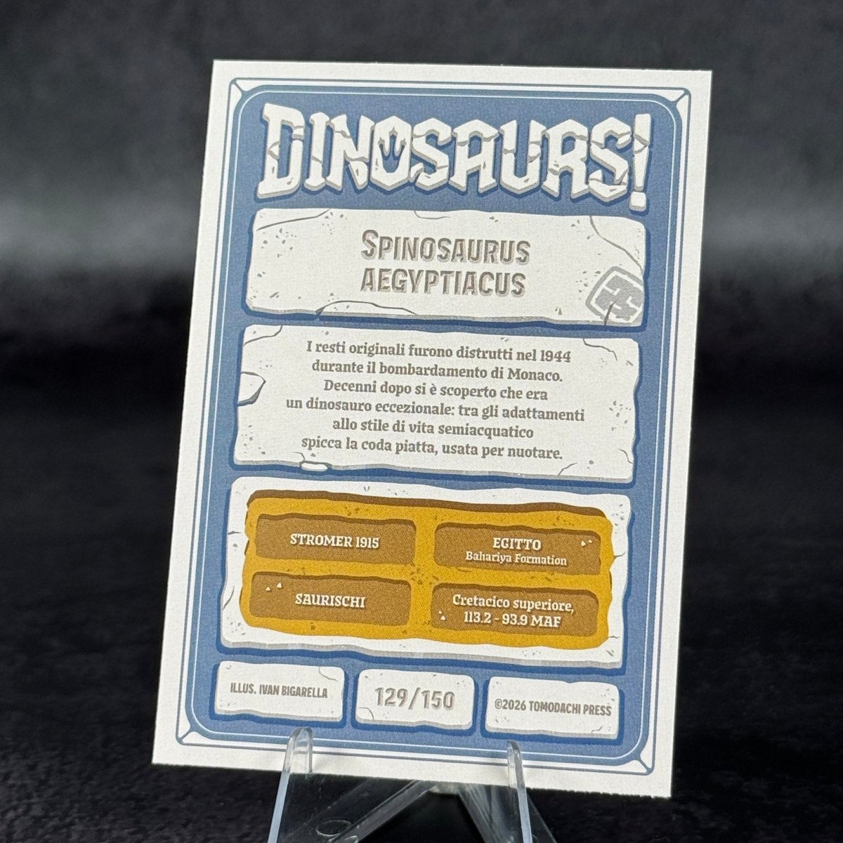 129 | SPINDSAURUS AEGYPTIACUS by Ivan Bigarella | BraccoTCG