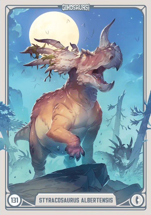 131 | STYRACOSAURUS ALBERTENSIS by Nicola Saviori | BraccoTCG