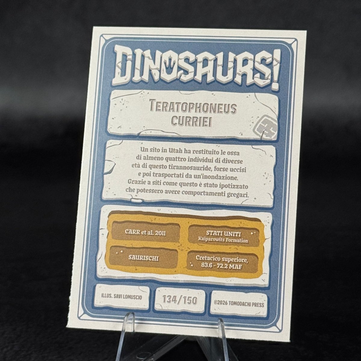 134 | TERATOPHONEUS CURRIEI by Savi Lomuscio | BraccoTCG