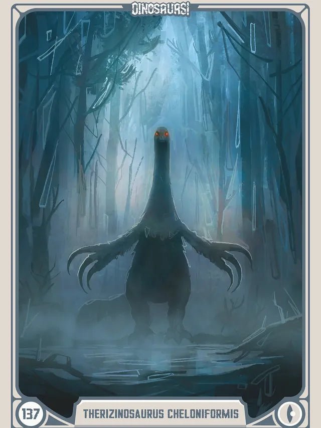 137 | THERIZINOSAURUS CHELONIFORMIS by Giulio Rincione | BraccoTCG