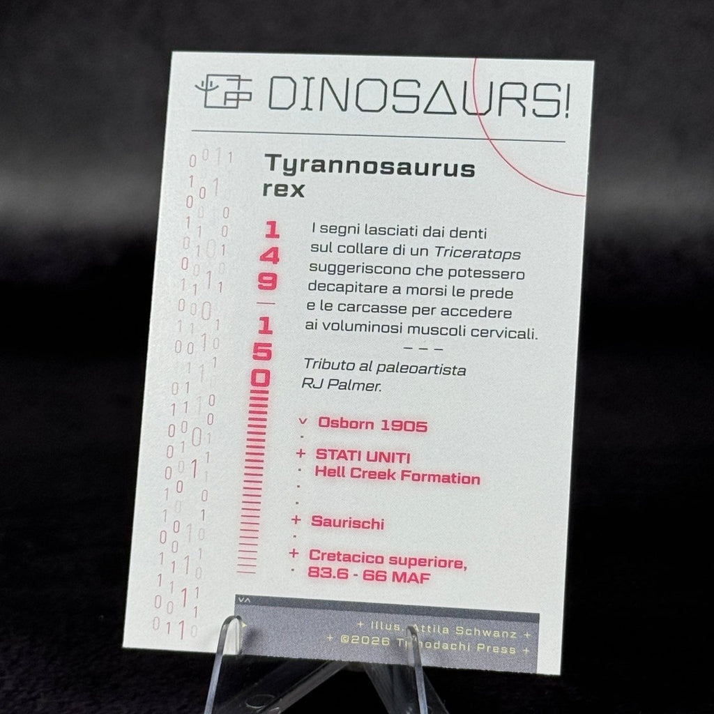 149 | TYRANNOSAURUS REX by Attila Schwanz | BraccoTCG