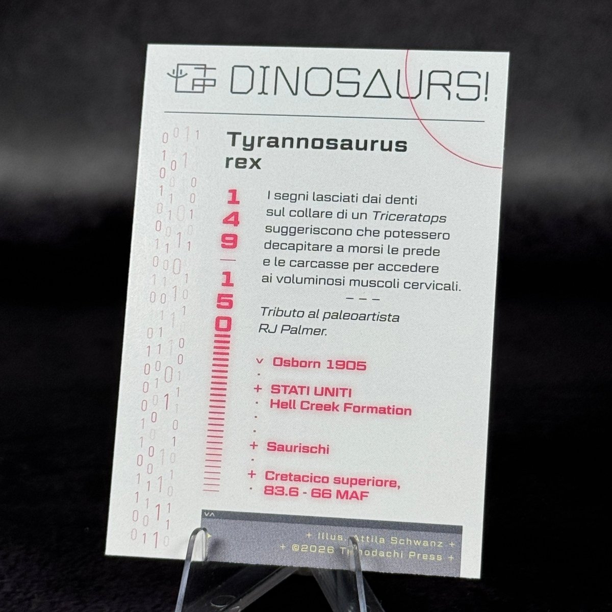 149 | TYRANNOSAURUS REX by Attila Schwanz | BraccoTCG