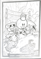 158 - Digby, Lumin, and Prynne - Cuphead out of the cards by Dario Moccia | BraccoTCG