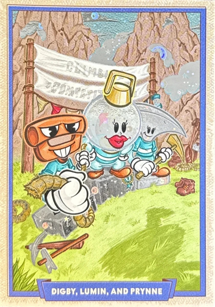 158 - Digby, Lumin, and Prynne - Cuphead out of the cards by Dario Moccia | BraccoTCG