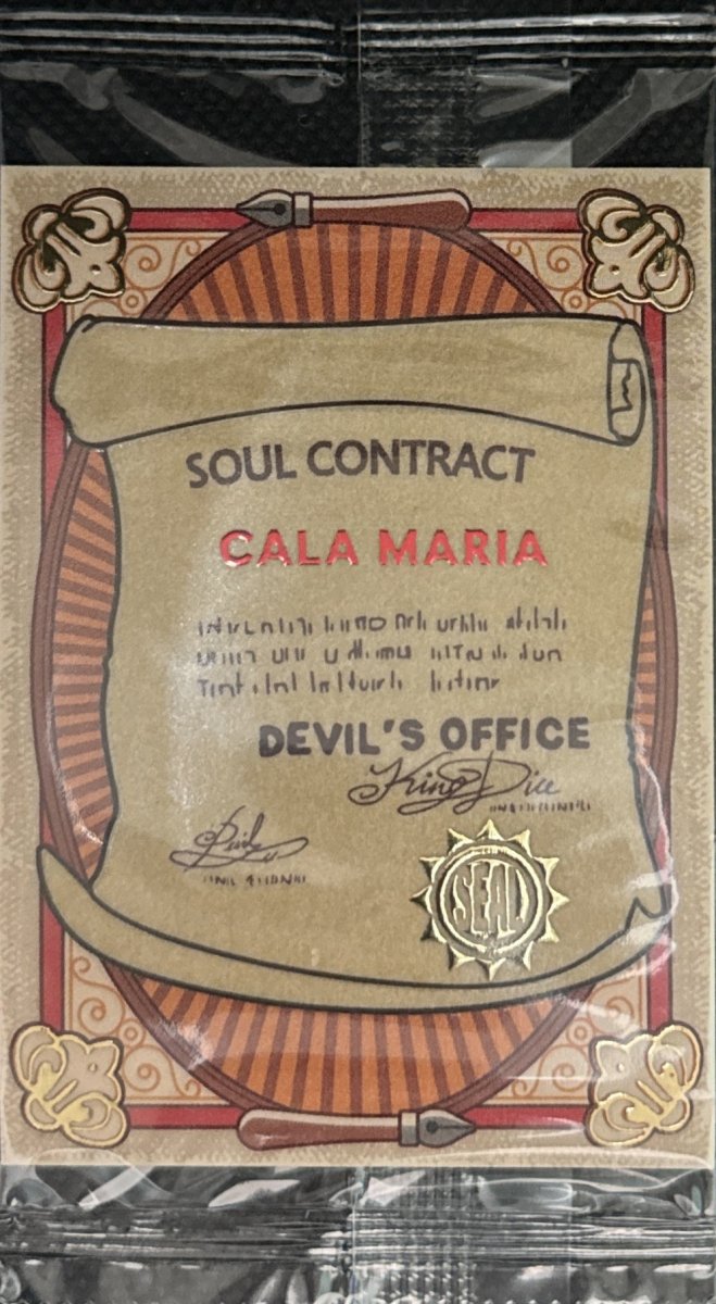 Contract Cala maria - Cuphead out of the cards by Dario Moccia | BraccoTCG