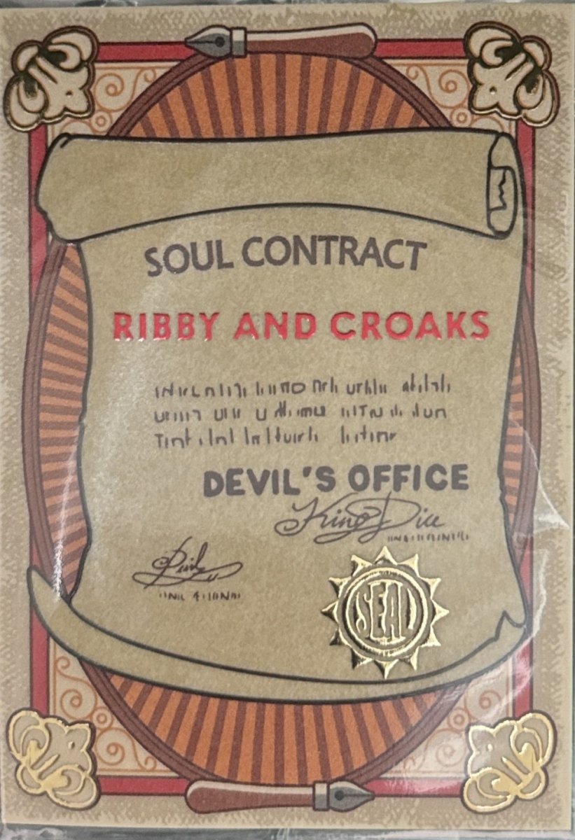 Contract Ribby and croaks - Cuphead out of the cards by Dario Moccia | BraccoTCG