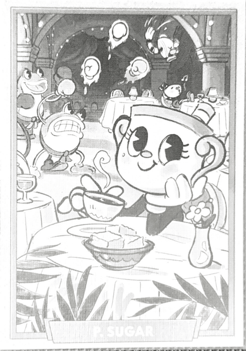 Full Set Concept 160 - Cuphead out of the cards by Dario Moccia | BraccoTCG