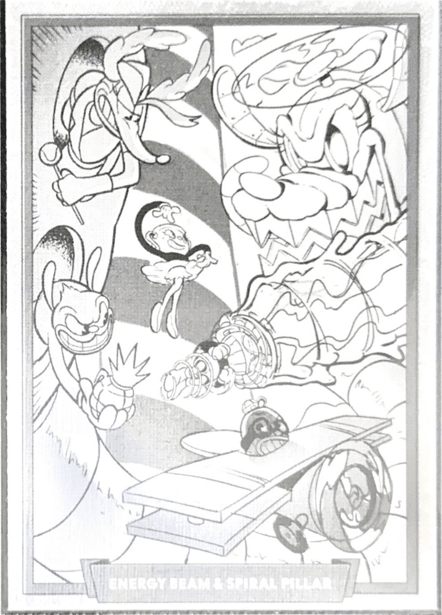 Full Set Concept 160 - Cuphead out of the cards by Dario Moccia | BraccoTCG