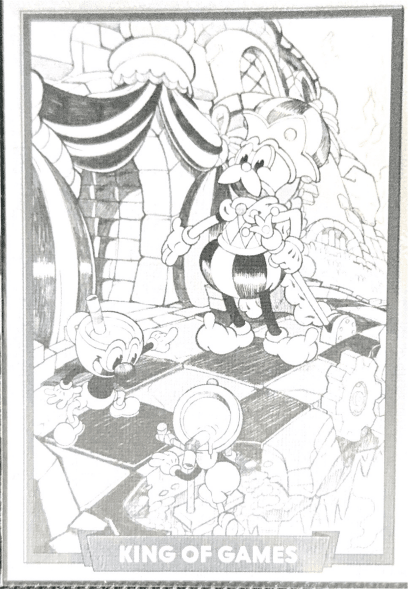 Full Set Concept 160 - Cuphead out of the cards by Dario Moccia | BraccoTCG